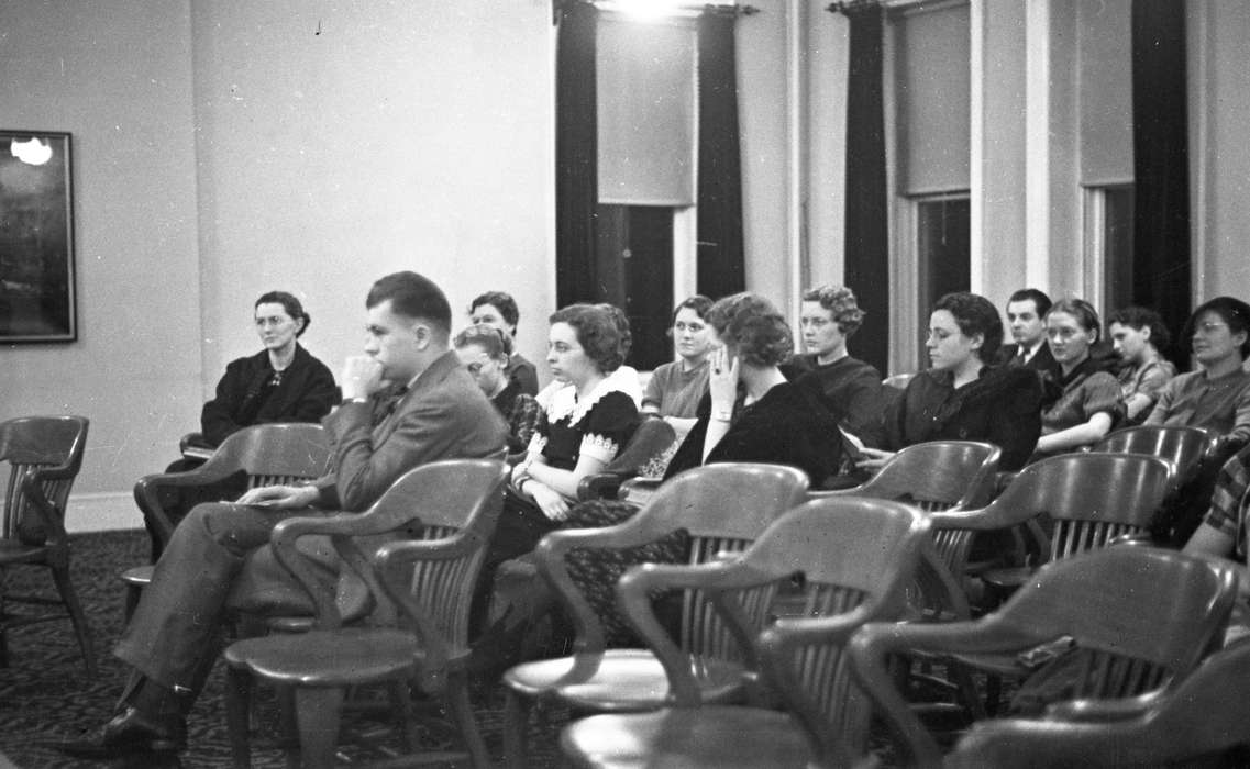 Schools and Education, university of northern iowa, UNI Special Collections & University Archives, uni, iowa state teachers college, audience, Cedar Falls, IA, Iowa History, chair, Iowa, history of Iowa
