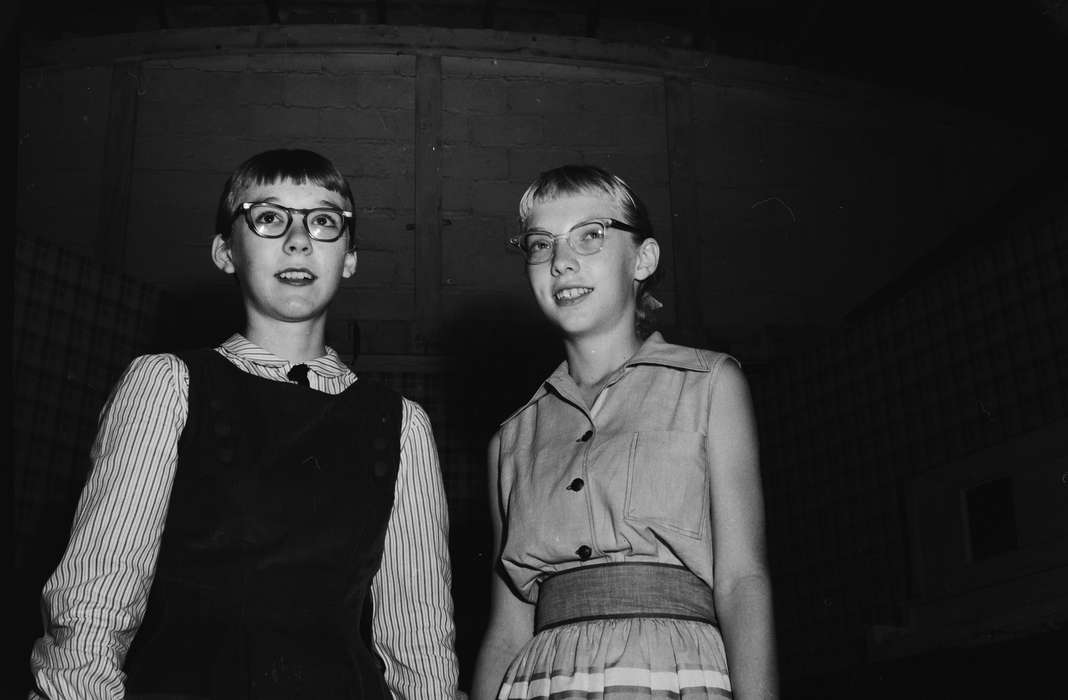 formalwear, Portraits - Group, Iowa, glasses, IA, United States, Photos, historic, sisters, Coon Rapids, Fairs and Festivals, girls, history, ia, Coon Rapids Enterprise, Children