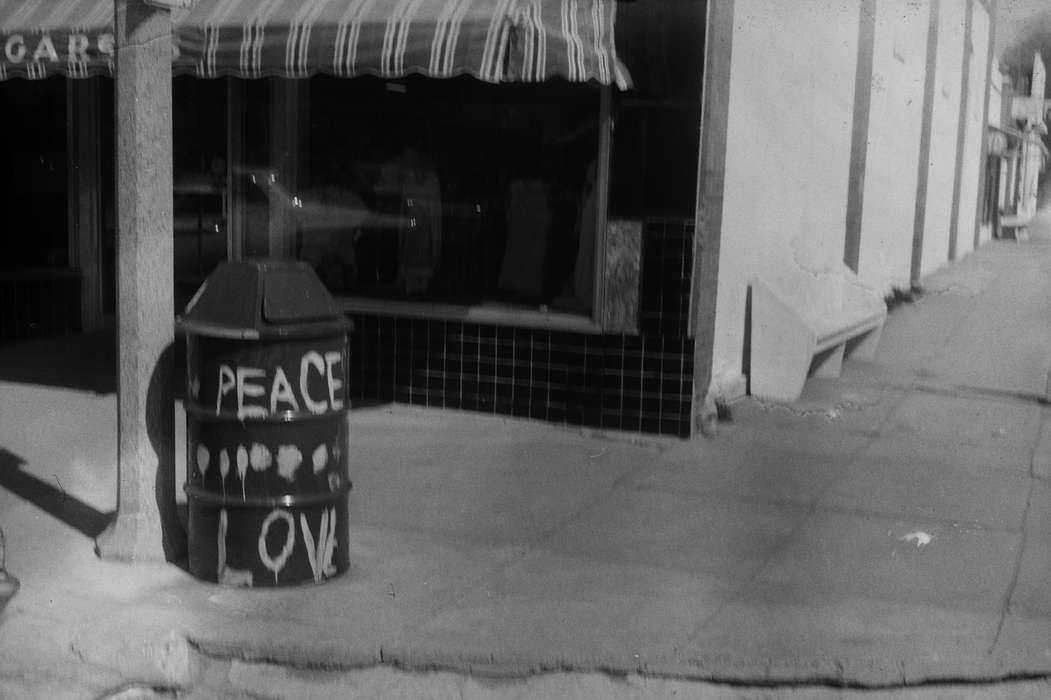 ia, message, Iowa, history, IA, Coon Rapids, Photos, street corner, Coon Rapids Enterprise, historic, Main Streets & Town Squares, storefront awning, United States, trash can