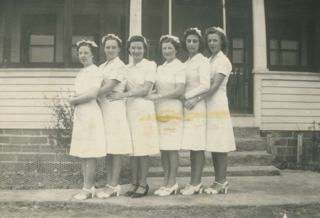 nurses, Iowa History, Owens, Tricia, Portraits - Group, Iowa, nurse, Fonda, IA, history of Iowa, Labor and Occupations, nursing