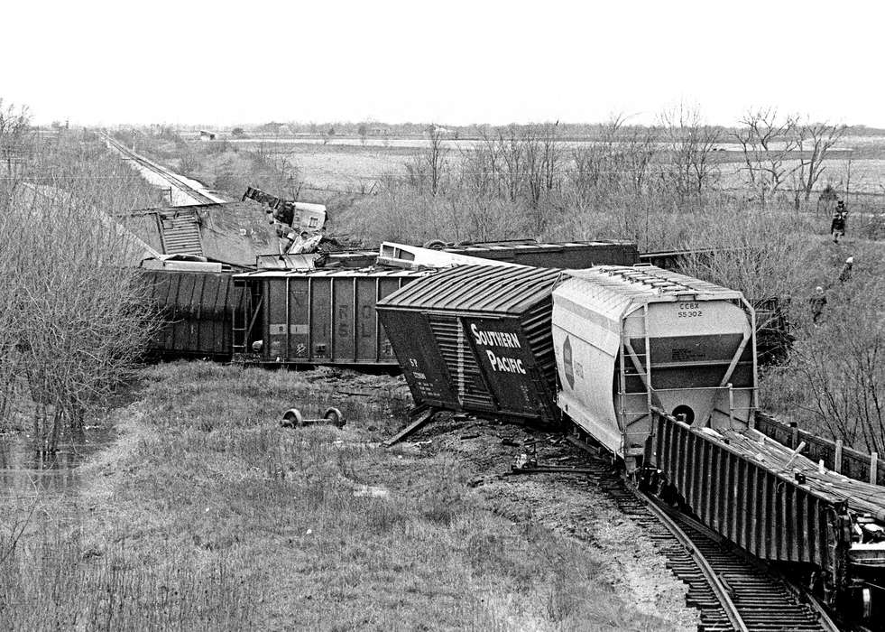 Iowa, railroad, train, Drakesville, IA, Iowa History, history of Iowa, Wrecks, crash, Lemberger, LeAnn