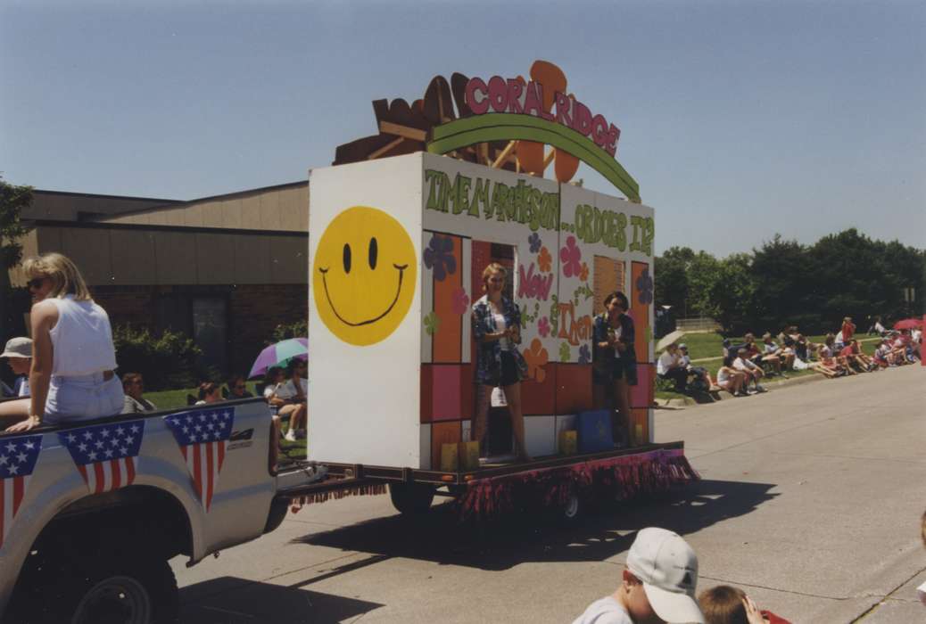 retro, mall, parade, fourth of july, Johnson County Historical Society, parade float, Fairs and Festivals, Holidays