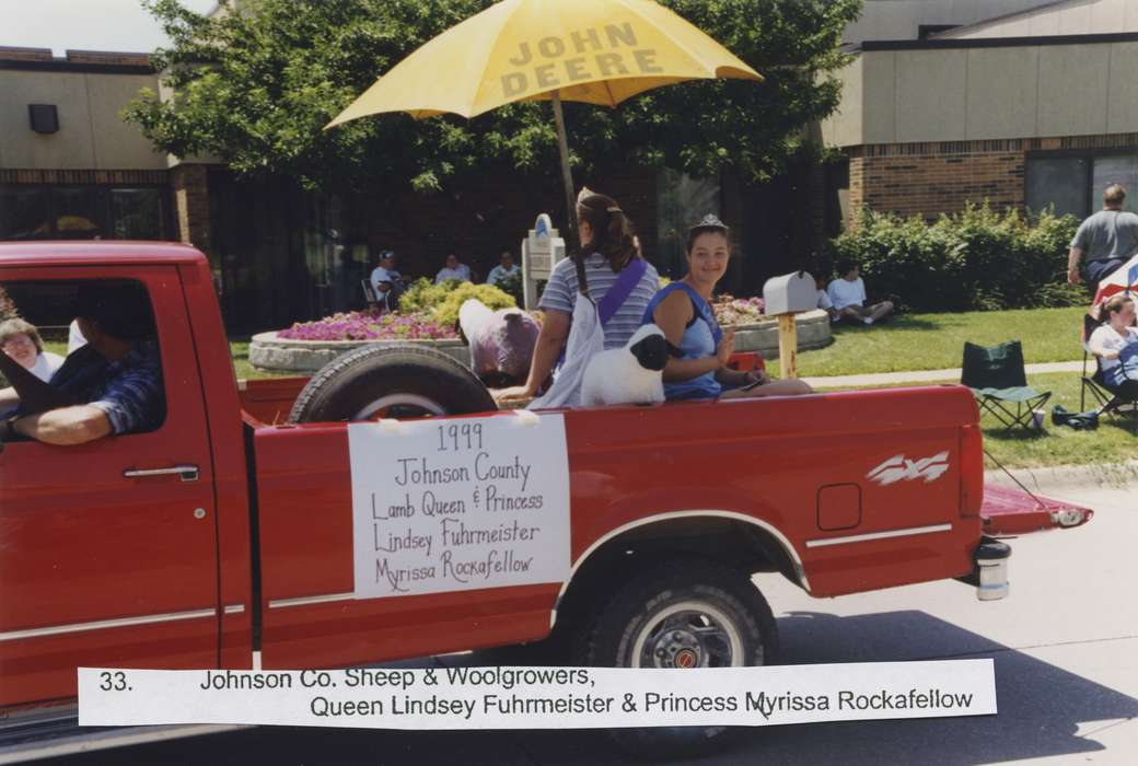 parade, fourth of july, lamb, parade float, Johnson County Historical Society, Fairs and Festivals, sheep, Holidays