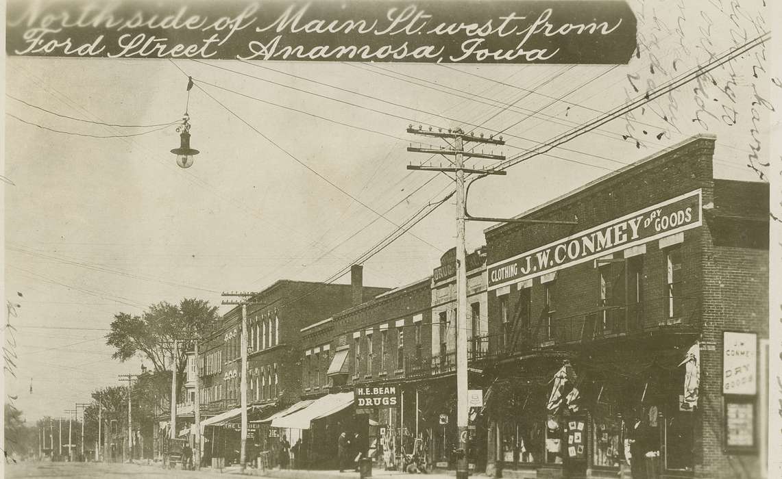 Anamosa, IA, drugstore, Businesses and Factories, Cities and Towns, Hatcher, Cecilia, history of Iowa, Main Streets & Town Squares, store, Iowa History, Iowa