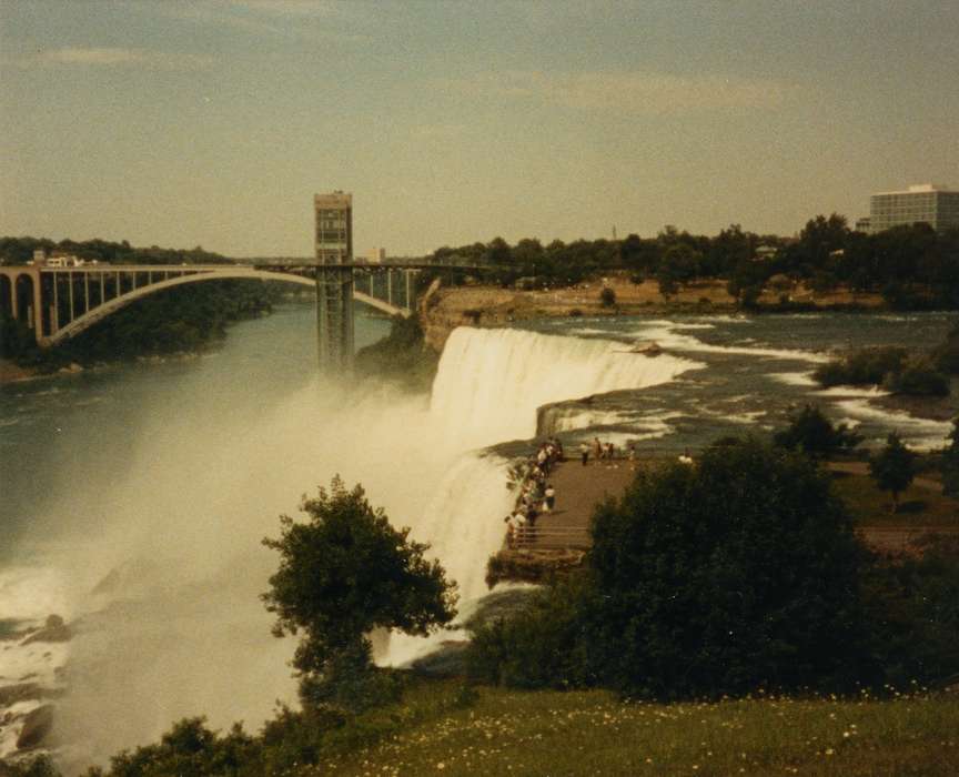 Landscapes, Niagara Falls, NY, waterfall, Foreman, Jane, bridge, Iowa History, Travel, Lakes, Rivers, and Streams, Iowa, history of Iowa, niagara falls