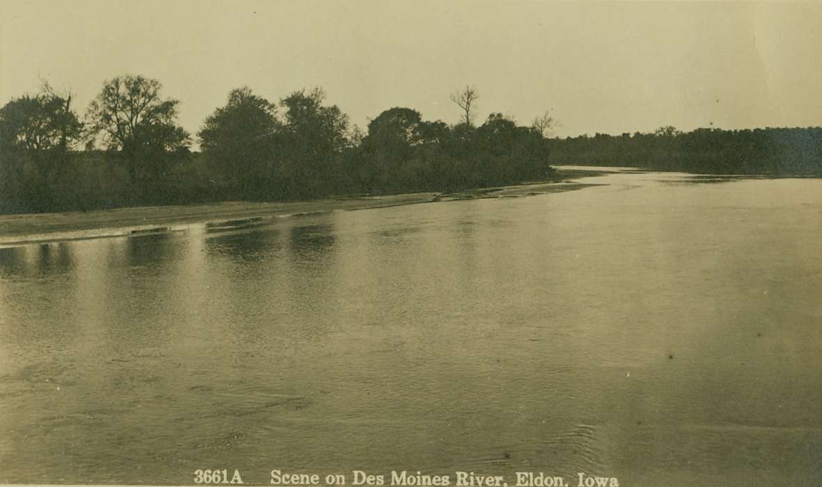 Lemberger, LeAnn, Iowa History, Eldon, IA, history of Iowa, Lakes, Rivers, and Streams, river, des moines river, Iowa