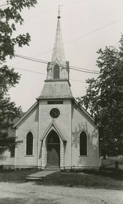 church, steeple, Iowa History, history of Iowa, Tjaden, Carol, Schapville, IL, correct date needed, Iowa, Religious Structures