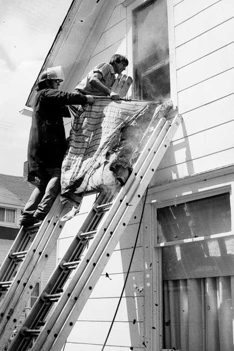 Coon Rapids Enterprise, Coon Rapids, Iowa, fire, historic, United States, Labor and Occupations, ia, history, Photos, IA