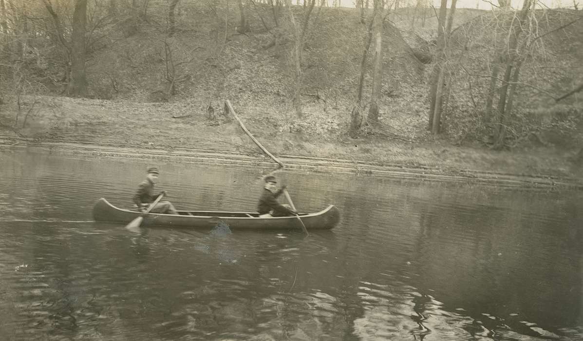 Lakes, Rivers, and Streams, Outdoor Recreation, Iowa, Children, McMurray, Doug, Iowa History, Hamilton County, IA, history of Iowa, canoe, boy scout, river
