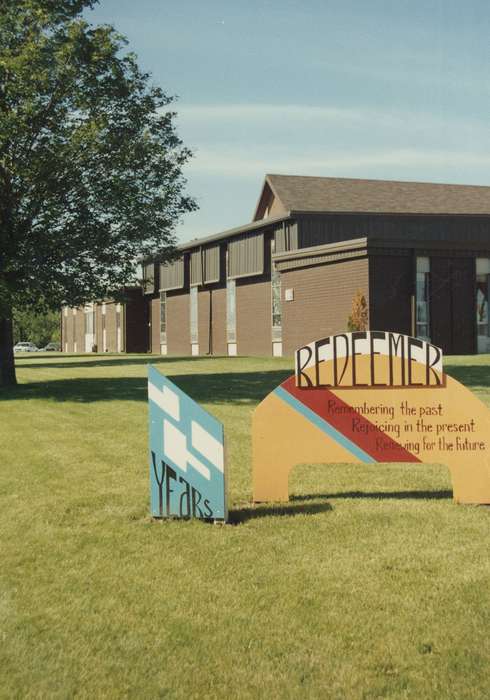 Religious Structures, Waverly, IA, Iowa, Waverly Public Library, church, Iowa History, history of Iowa, sign