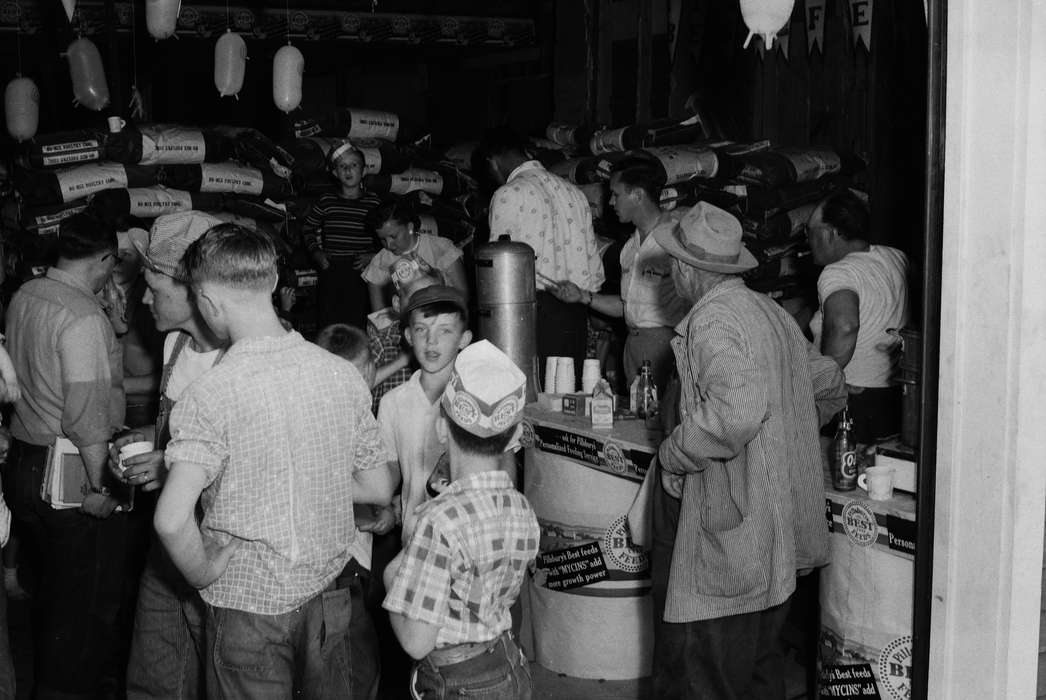 IA, historic, Coon Rapids, Families, balloons, soda pop, children, cigar, Leisure, Iowa, United States, Food and Meals, Photos, Labor and Occupations, paper hats, history, fedora, ia, Coon Rapids Enterprise, Children