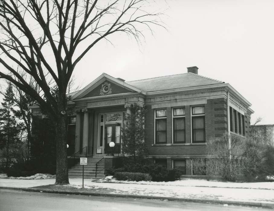 Photos, history, Iowa, correct date needed, library, Cities and Towns, Waverly, Waverly Public Library, main street, United States, ia, IA, historic, Main Streets & Town Squares, Bremer