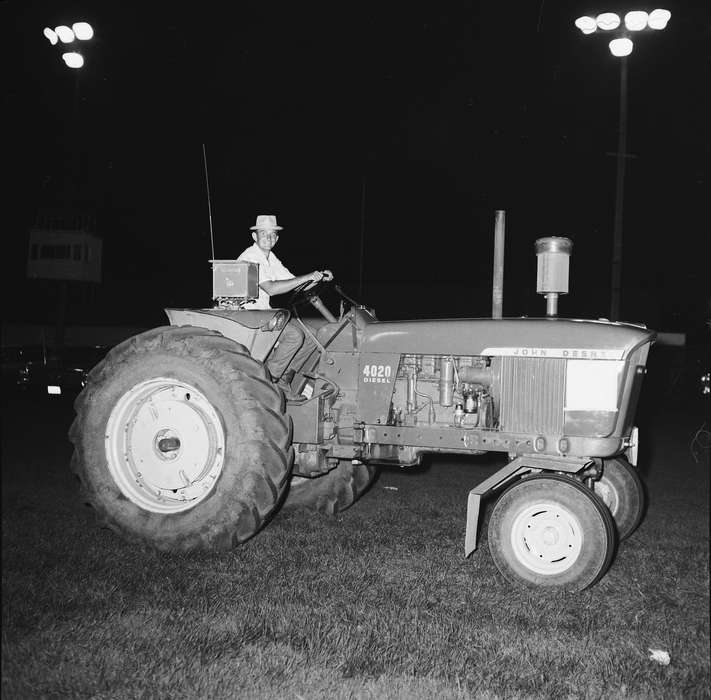 Labor and Occupations, ia, john deere, Outdoor Recreation, Iowa, history, Portraits - Individual, IA, Coon Rapids, Photos, Coon Rapids Enterprise, historic, tractor, United States, Motorized Vehicles, Farming Equipment