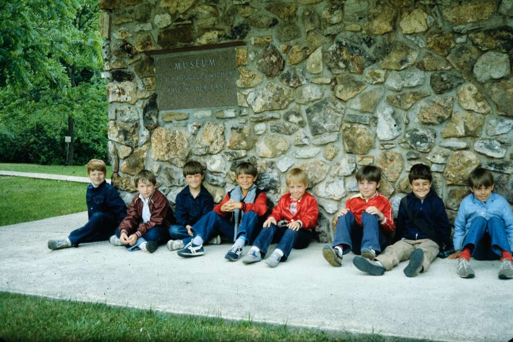 Photos, Children, ia, museum, United States, Travel, history, Iowa, Coon Rapids Enterprise, boy, stone wall, MO, historic