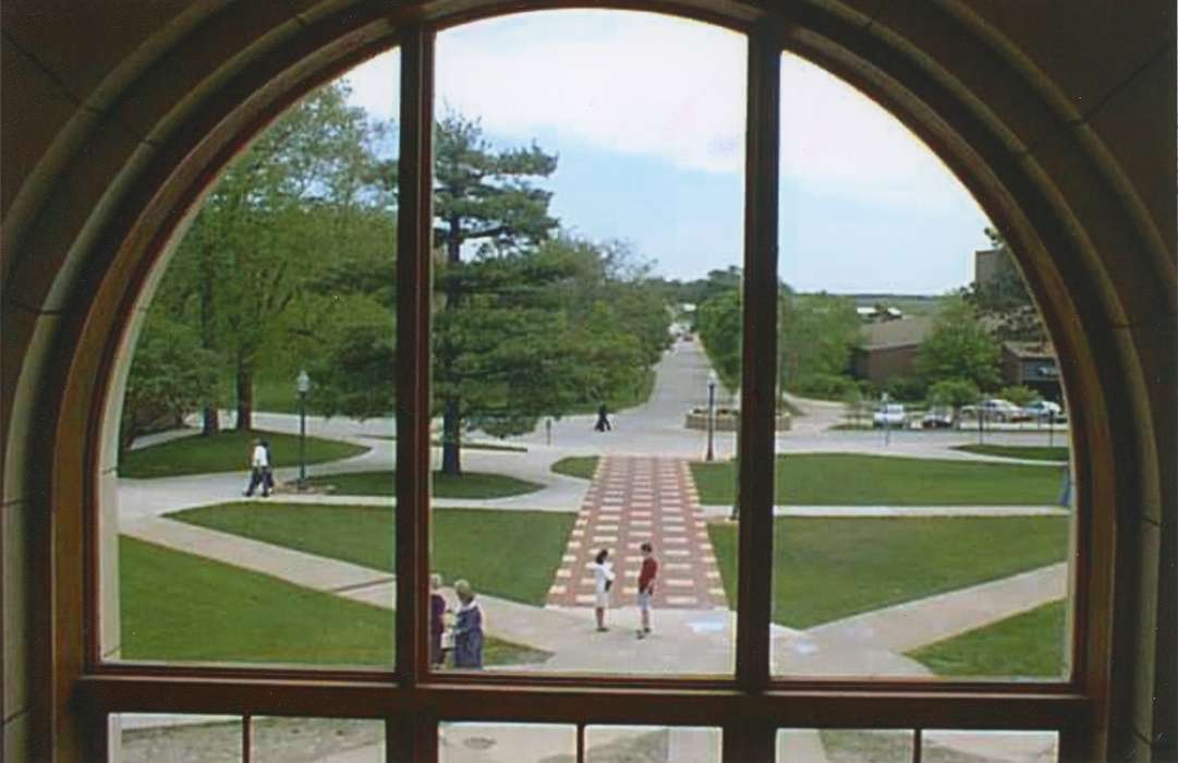 Schools and Education, United States, history, college, ia, Photos, university, Decatur, historic, Iowa, Lamoni, IA, window, Comstock, Sara