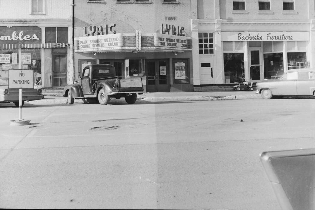 Businesses and Factories, Iowa, truck, IA, United States, Cities and Towns, Photos, historic, Motorized Vehicles, Coon Rapids, theater, history, Main Streets & Town Squares, ia, Coon Rapids Enterprise