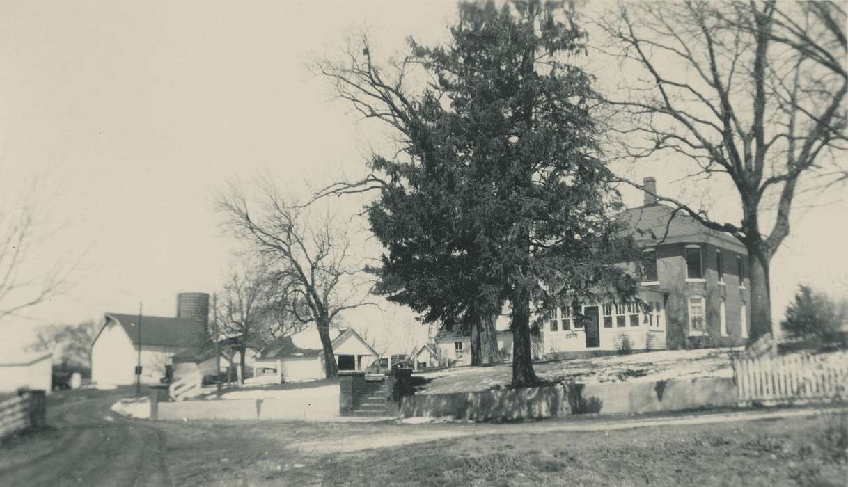 history, Photos, fence, snow, Muscatine, Barns, Iowa, IA, silo, tree, Homes, Motorized Vehicles, stairs, United States, ia, car, historic, Farms, house, Comstock, Sara