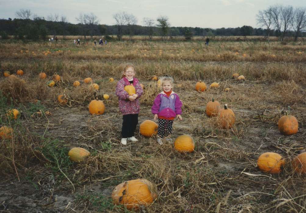 Children, Long Grove, IA, Iowa History, pumpkin patch, Portraits - Group, Iowa, pumpkin, Farms, Aust, Kim, history of Iowa