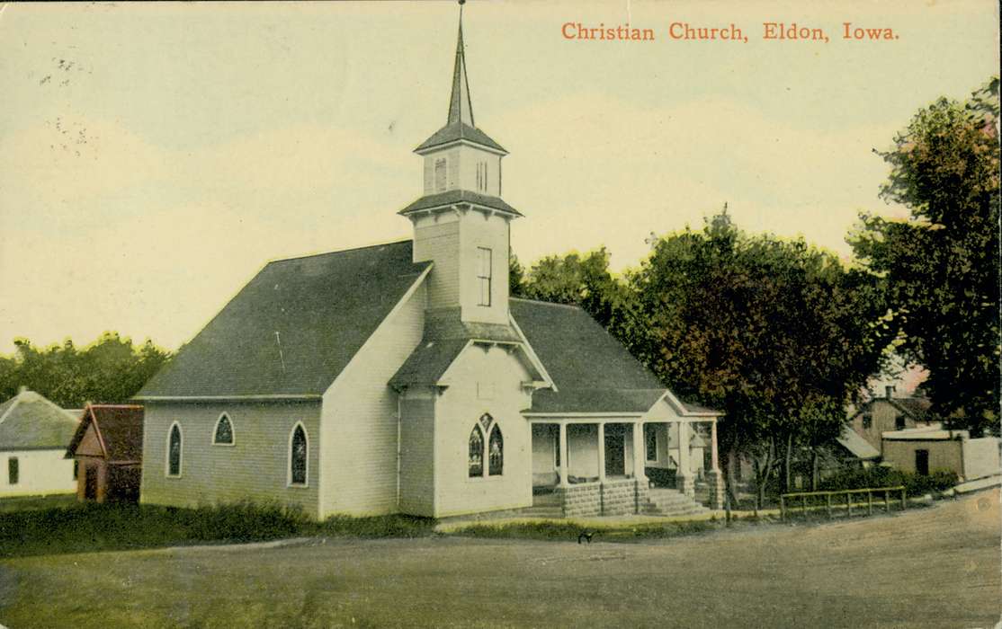 Eldon, IA, Lemberger, LeAnn, Iowa, Iowa History, history of Iowa, church, Religious Structures