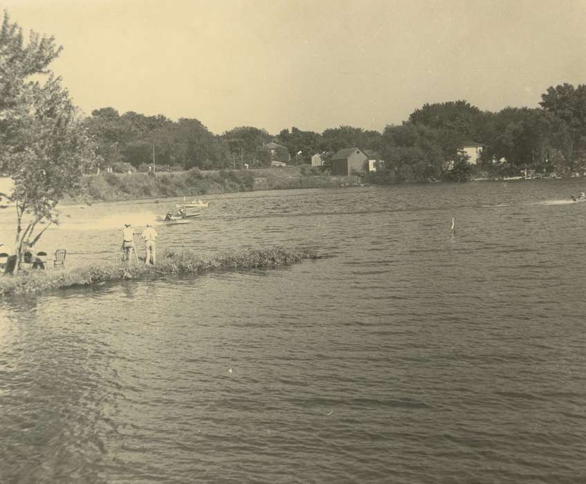 boat, park, building, table, people, Waverly Public Library, history of Iowa, tree, Iowa, Iowa History, Leisure, Waverly, IA, chair, correct date needed, kohlman park, cedar river, Lakes, Rivers, and Streams, river