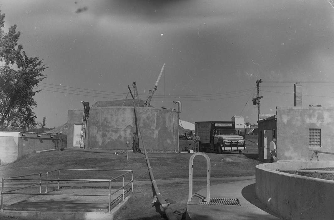 Businesses and Factories, United States, history, ia, Photos, Coon Rapids Enterprise, sewer plant, historic, Iowa, IA, Coon Rapids