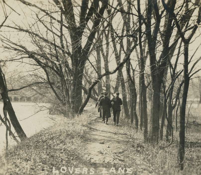 park, IA, City of Cedar Falls, Black Hawk, Landscapes, historic, Iowa, Cedar Falls, United States, dirt path, barren tree, ia, Lakes, Rivers, and Streams, Photos, history