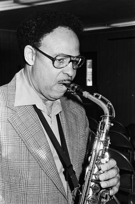 People of Color, Coon Rapids Enterprise, Coon Rapids, Entertainment, Iowa, historic, Photos, musician, saxophone, United States, ia, history, Portraits - Individual, IA