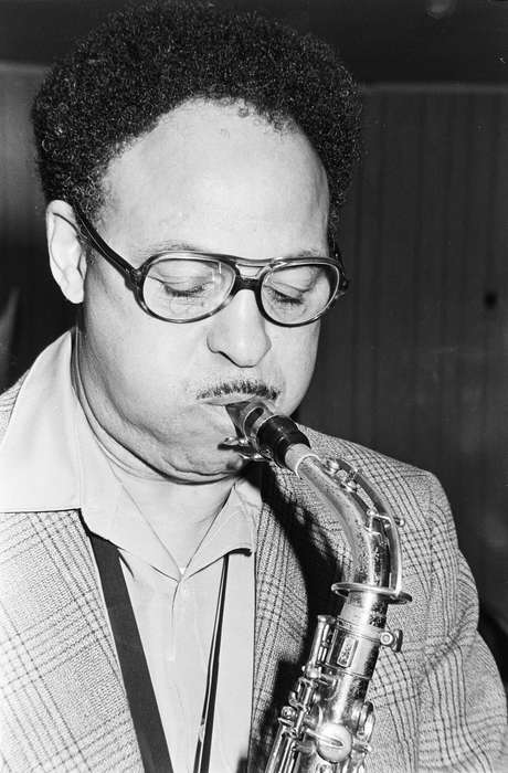 People of Color, Coon Rapids Enterprise, Coon Rapids, Entertainment, Iowa, historic, Photos, musician, saxophone, United States, ia, history, Portraits - Individual, IA