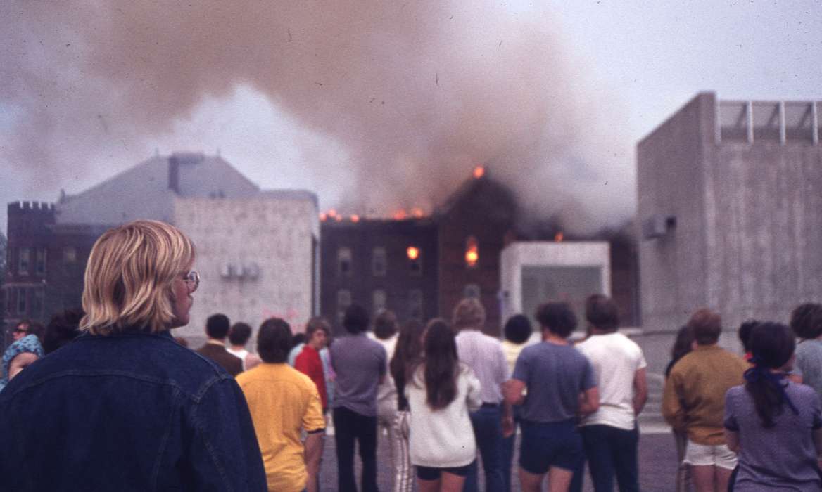 Wrecks, fire, Iowa History, old gilchrist, history of Iowa, Cedar Falls, IA, UNI Special Collections & University Archives, uni, Schools and Education, Iowa, university of northern iowa