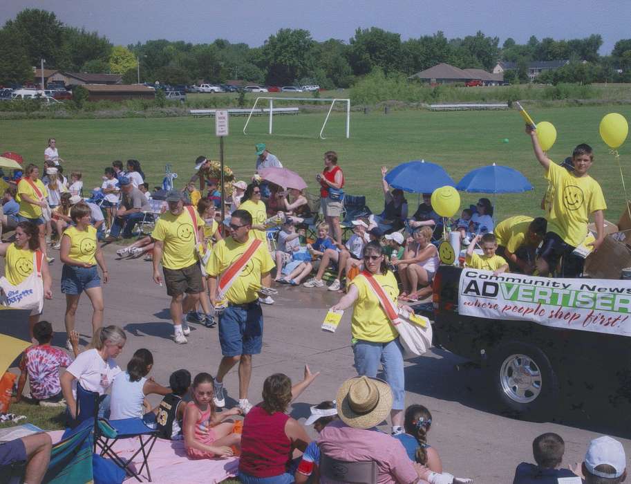 parade, fourth of july, newspaper, Johnson County Historical Society, Fairs and Festivals, smiles, Holidays