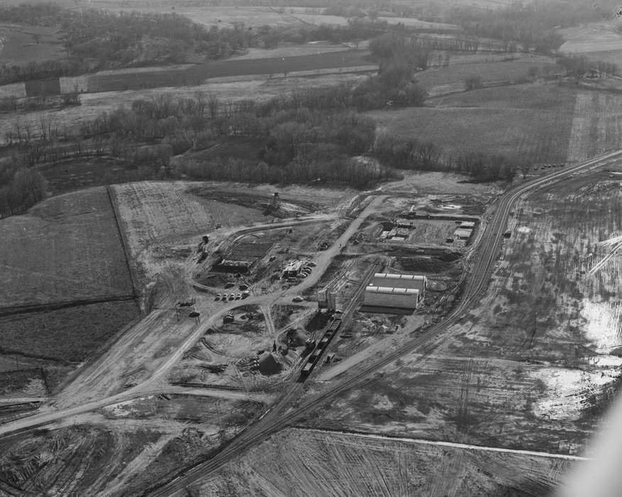 agricultural industry, Businesses and Factories, factory, Lemberger, LeAnn, construction, Iowa History, Iowa, Aerial Shots, history of Iowa, industry, Eddyville, IA