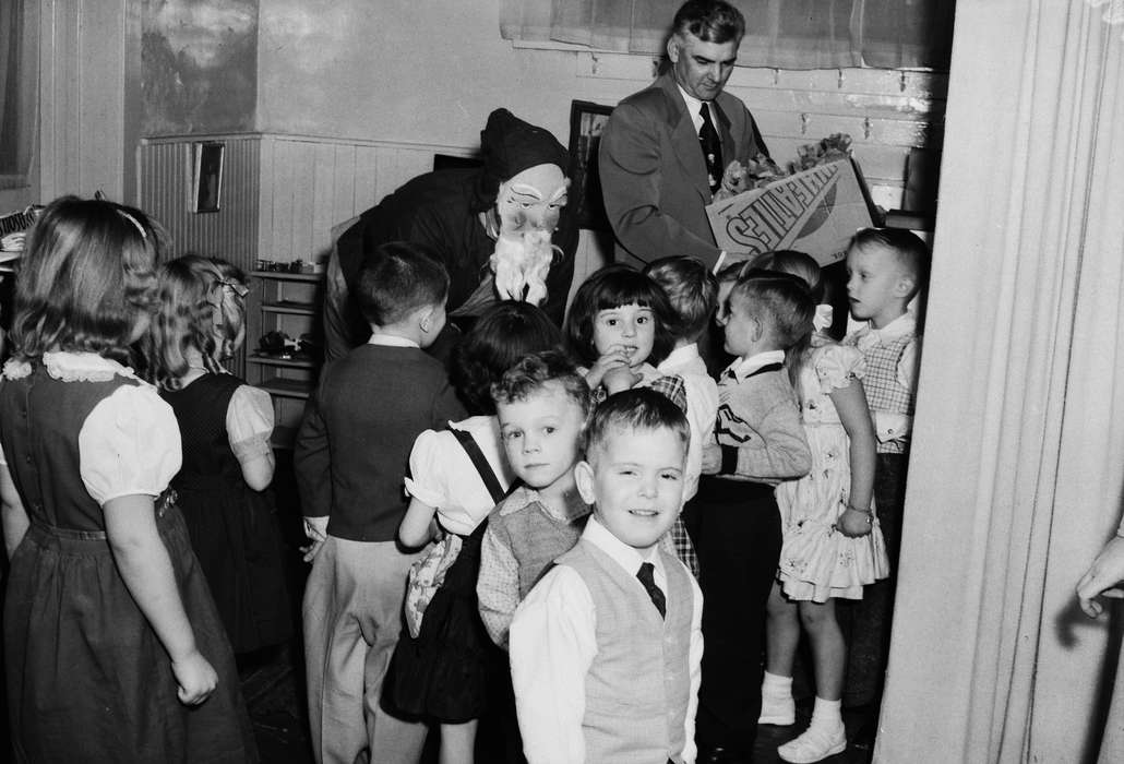 Iowa, Religion, christmas party, mask, IA, United States, Photos, historic, Coon Rapids, Holidays, history, ia, smile, Coon Rapids Enterprise, children, Children, creepy