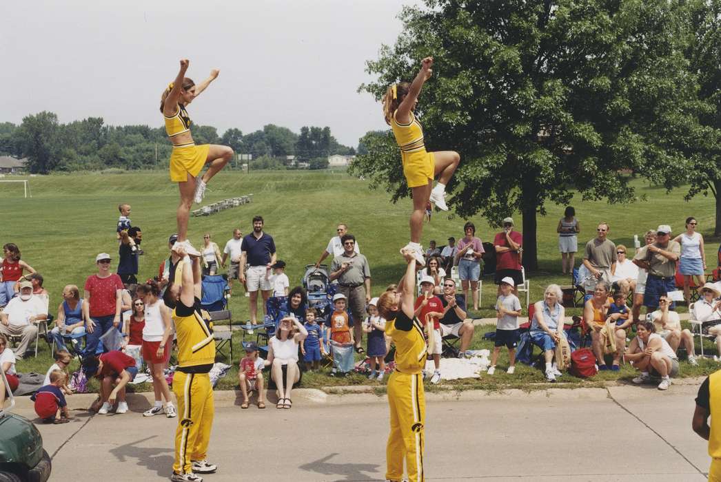 Holidays, iowa hawkeyes, Fairs and Festivals, Johnson County Historical Society, Sports, parade, cheerleaders, fourth of july