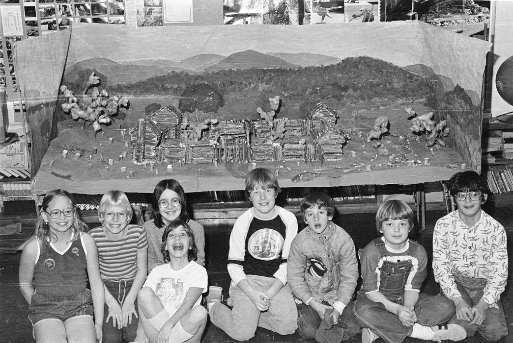 Portraits - Group, Iowa, Children, Coon Rapids, United States, historic, history, Coon Rapids Enterprise, Schools and Education, Photos, IA, ia